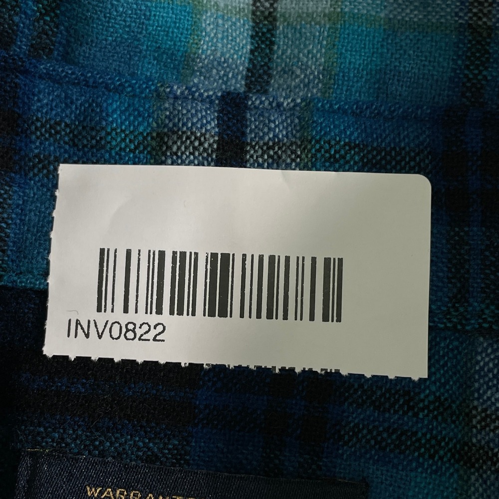 Pendleton Wool Blue Black Plaid Button Down Flannel Shirt Women's MEDIUM - Picture 8 of 9